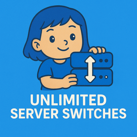 Switch Servers Anytime